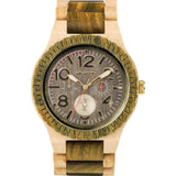 WeWood Kardo Guaiaco/Maple Wood Watch | Army/Beige