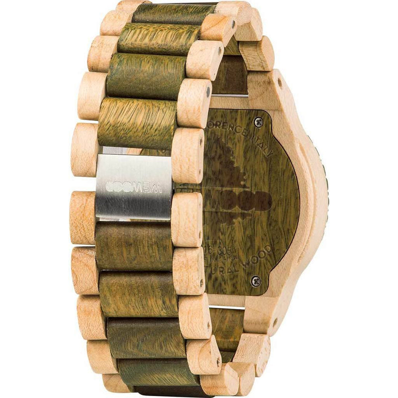 WeWood Kardo Guaiaco/Maple Wood Watch | Army/Beige