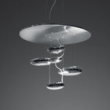 Artemide Mercury Mini Suspension Ceiling LED Light | 28W 3000K 90CRI DIM 2-WIRE Inox EXT 15FT