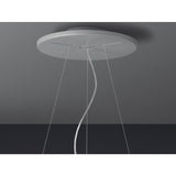 Artemide Mercury Mini Suspension Ceiling LED Light | 28W 3000K 90CRI DIM 2-WIRE Inox EXT 15FT