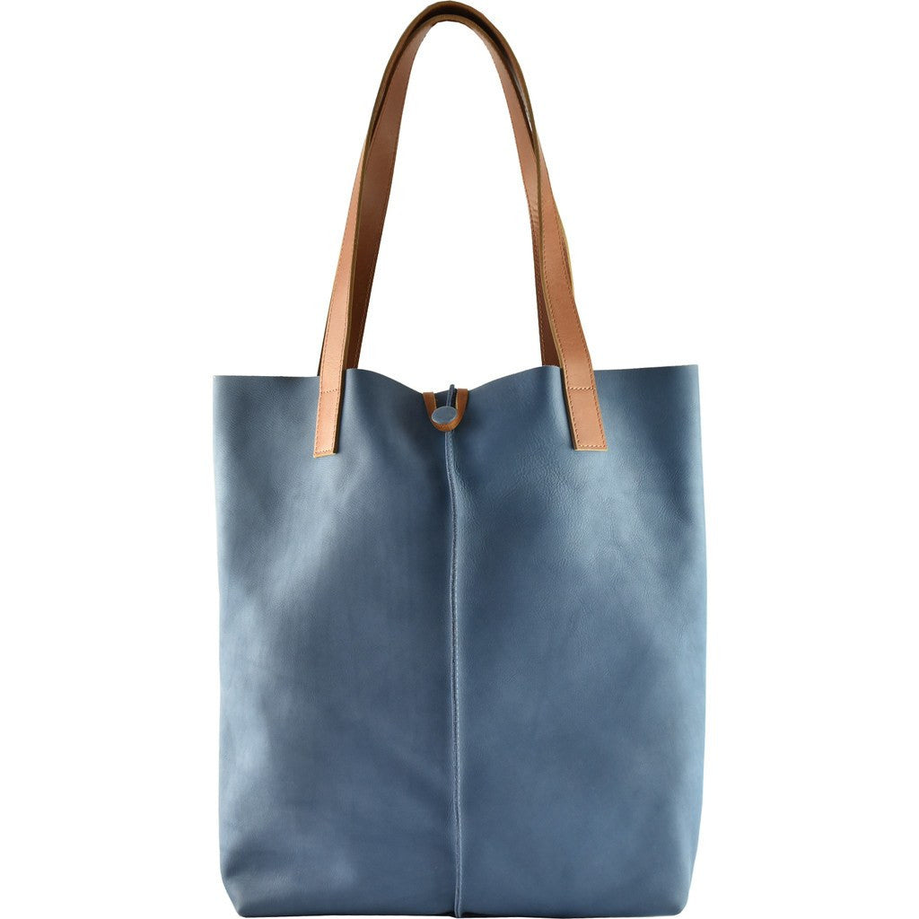 Kiko Leather Seabu Leather Tote Bag | Blue – Sportique