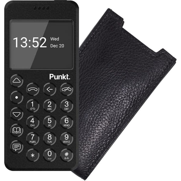 Punkt. MP02 & Leather Case, MP02 New Generation 4G Mobile