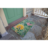 Entryways Sunflower Blockprint Doormat | 22 x 35 