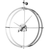 Nomon Dos Puntos I Wall Clock | Steel