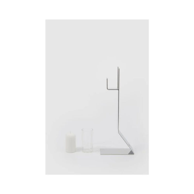 Danese Milano Panarea Lightweight Candle Holder | Steel/Glass