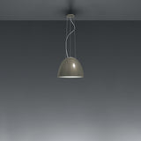 Artemide Nur Mini Gloss Suspension LED Light | 28W 30K DIM 2-WIRE Grey UNV UL