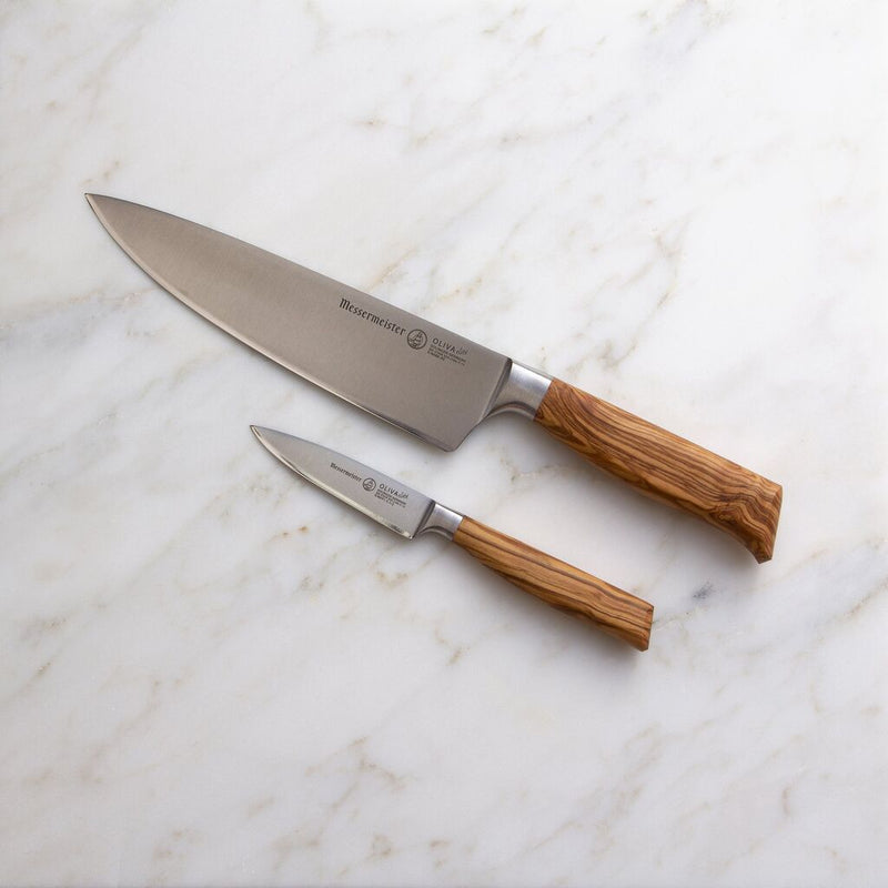 Messermeister Oliva Elite Chef & Parer Set | 2 Piece