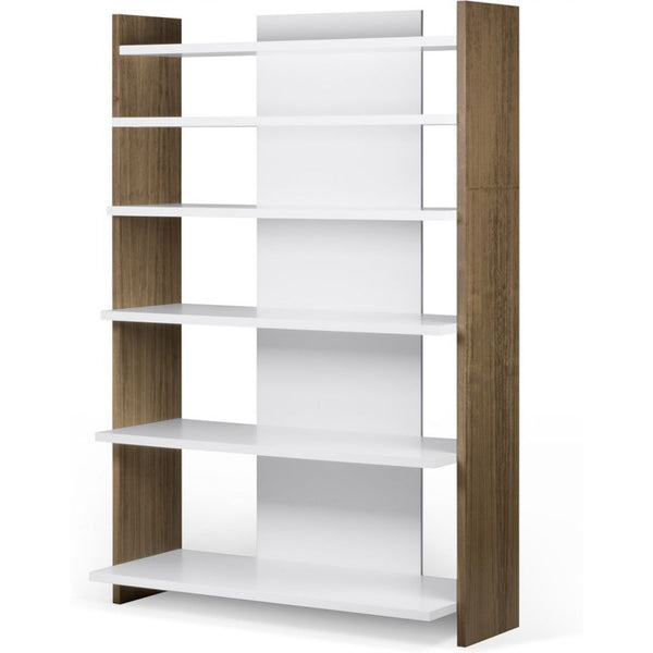 TemaHome Niko Shelving Unit | Walnut / Pure White 9500.321627