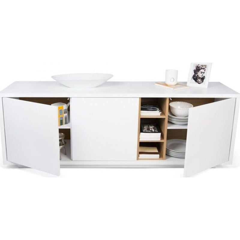 Temahome Niche Sideboard | Pure White / Oak