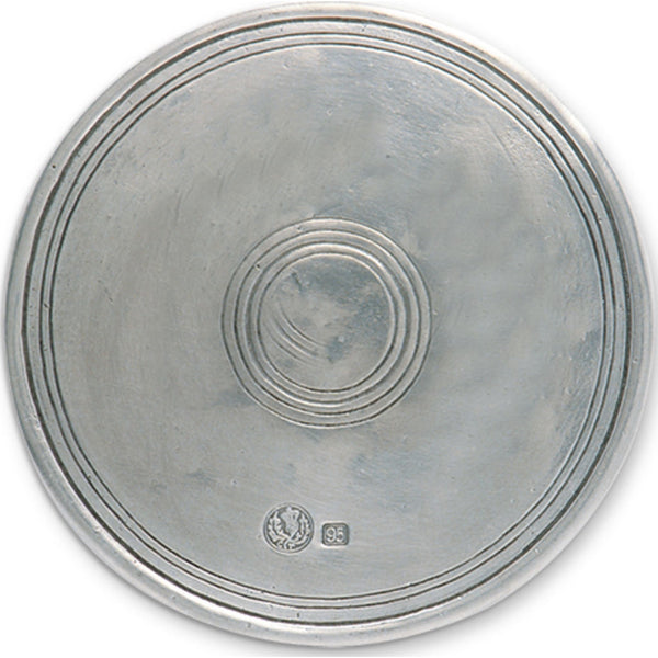 Match Round Bottle Coaster | Pewter