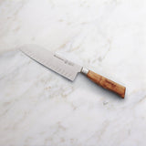 Messermeister Oliva Elite Kullenschliff Santoku Knife | 7"