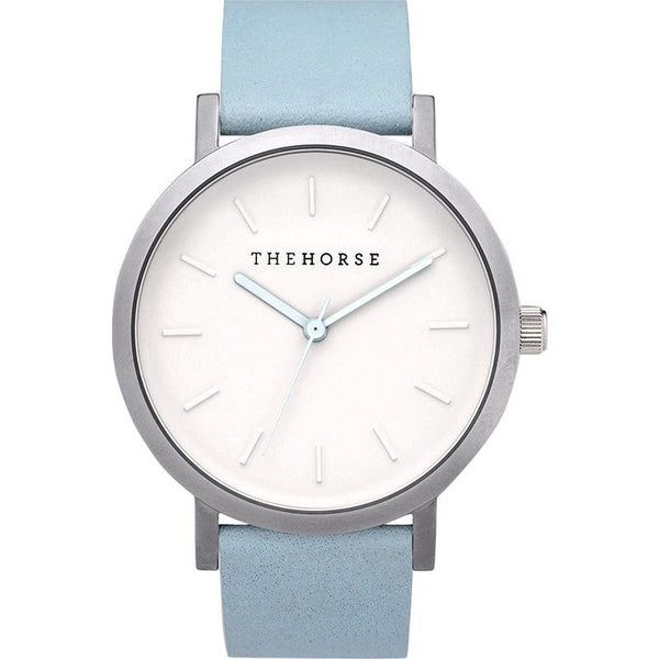 The Horse Original Silver Watch | Powder Blue A18