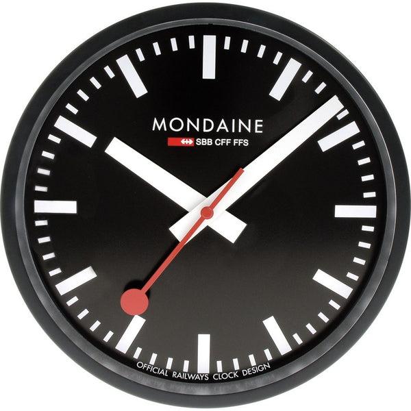 Mondaine Wall Clock | Black A990.CLOCK.64SBB