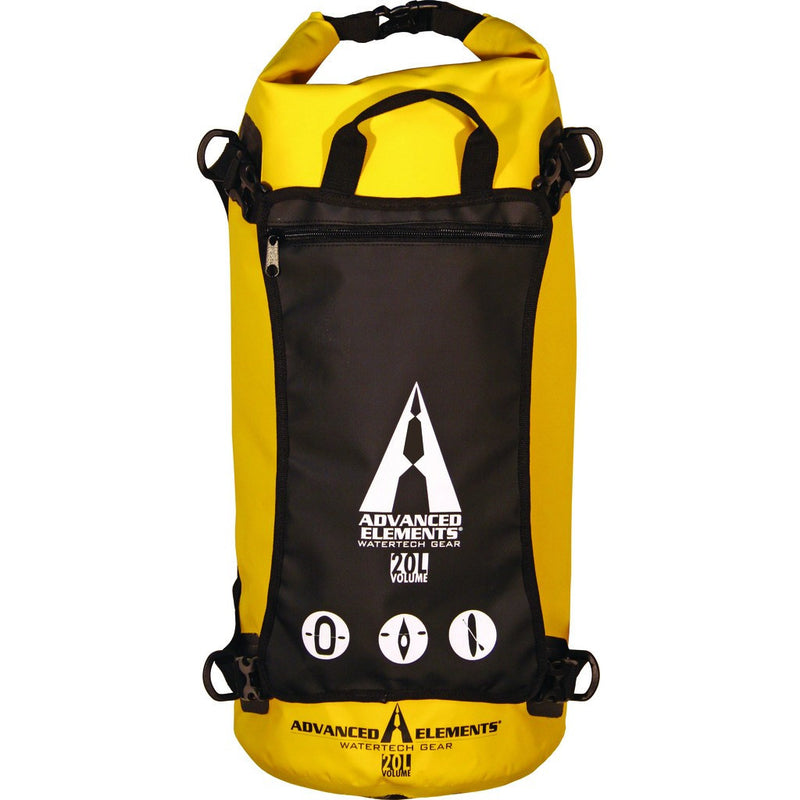 Advanced Elements 20L StashPak Rolltop Dry Bag Yellow/Black – Sportique