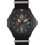 Armourlite Caliber Automatic AL1201 Black-Gold Watch | Nylon