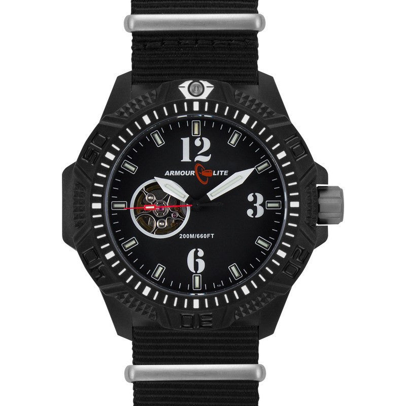 Armourlite Caliber Automatic AL1203 Black Watch Nylon – Sportique