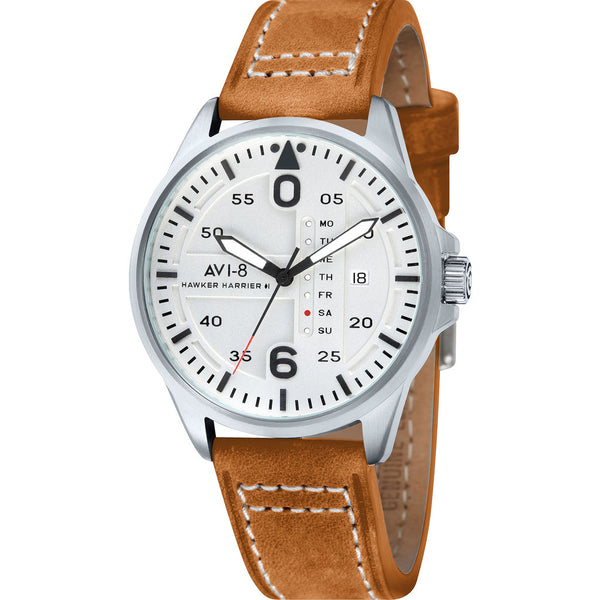 AVI-8 Hawker Harrier II AV-4003 Watch | White/Tan