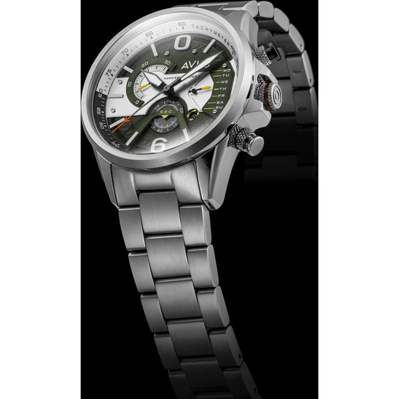 AVI-8 Hawker Harrier 4056-11 Watch | Green/Stainless