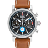 AVI-8 Hawker Hurricane AV-4062 Chronograph Watch | Leather Strap color-Blue/Blue