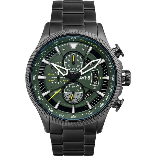 AVI-8 Hawker Hunter 4064-11 Watch | Green/Ionic Black