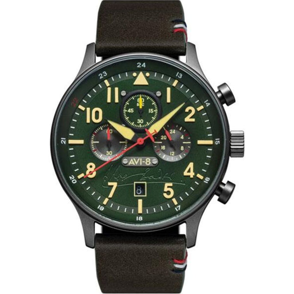 AVI-8 Hawker Hurricane AV-4072-02 Sir Douglas Bader Watch | Leather + Nylon Straps