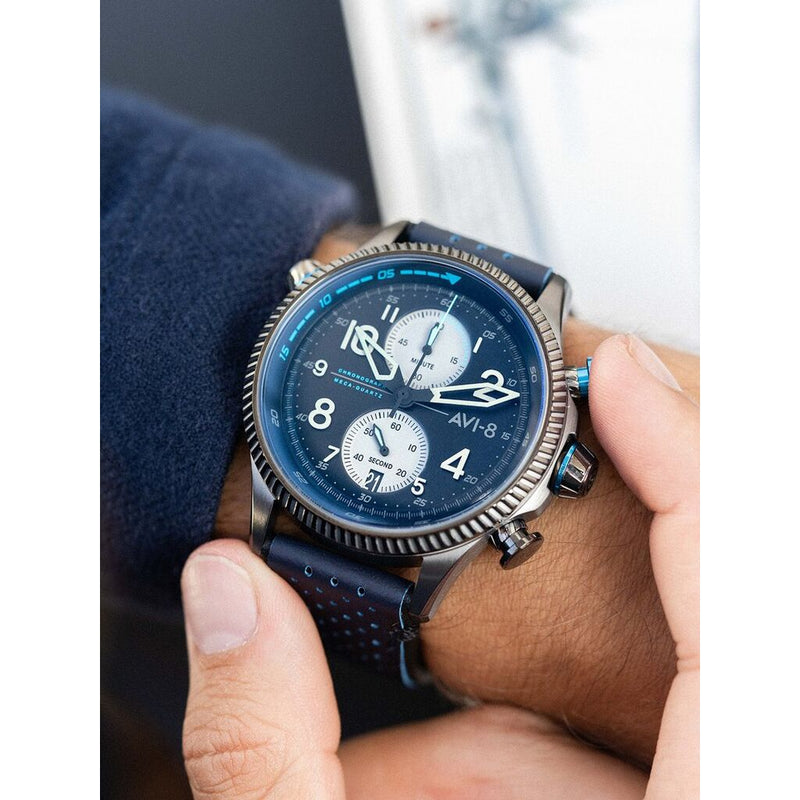 AVI-8 Hawker Hunter 4080-02 Watch | Black/Blue