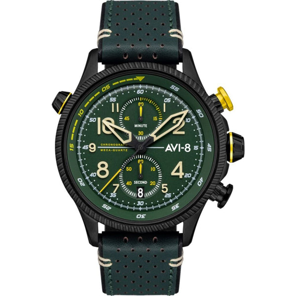 AVI-8 Hawker Hunter 4080-03 Watch | Green/Green