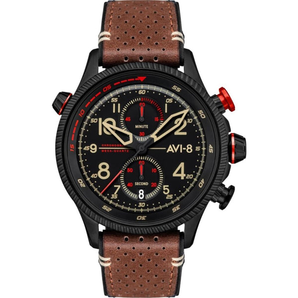 AVI-8 Hawker Hunter 4080-04 Watch | Black/Brown