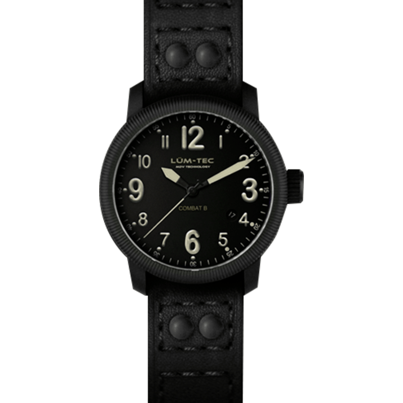 Lum-Tec B23 Carbon Watch | Leather Strap