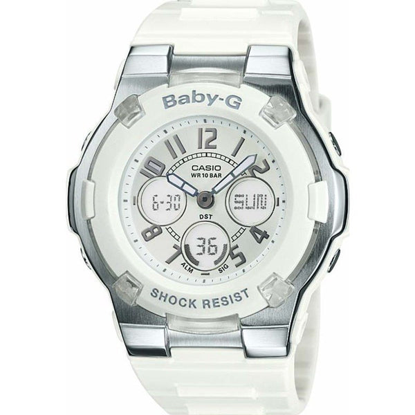 Casio Baby-G Shock-Resistant Sport Women's Watch | White BGA-110-7B