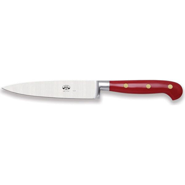 Coltellerie Berti Utility Knife | Red Lucite Handle