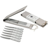 Coltellerie Berti Set of 6 Compendio Steak Knives