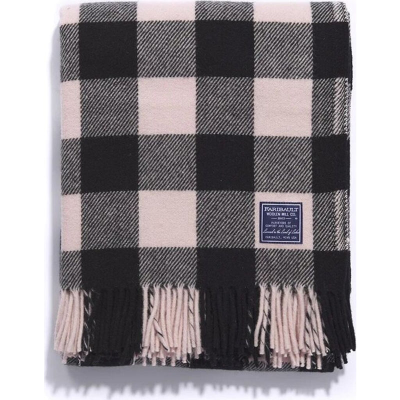 Faribault Buffalo Check Throw | Wool