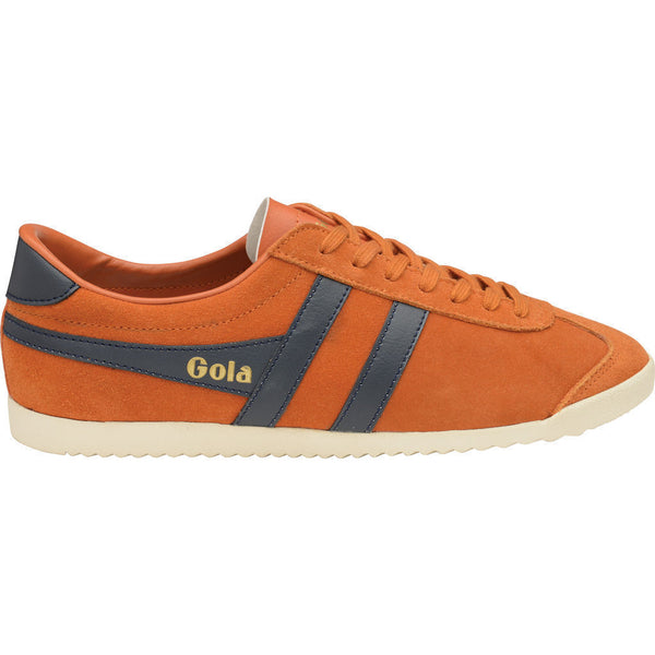 Gola Men's Bullet Suede Sneakers | Moody Orange/Navy