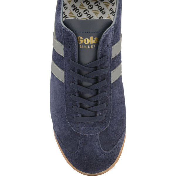 Gola Men's Bullet Suede Sneakers | Navy/Ash/Gum