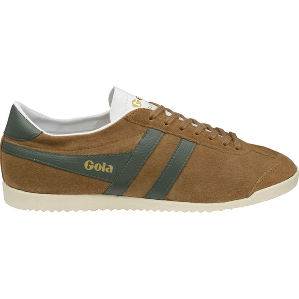 Gola Men's Bullet Suede Sneakers | Tobacco/Khaki