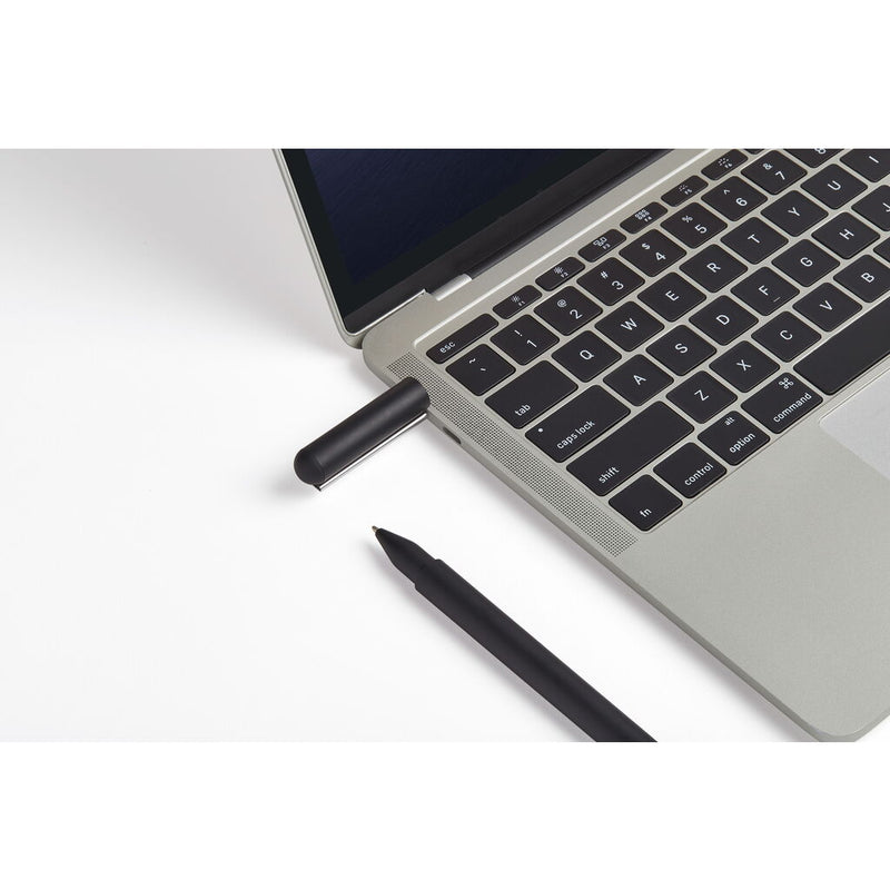 Lexon C-Pen Black Ink Ballpoint Pen with USB-C Flash Memory
