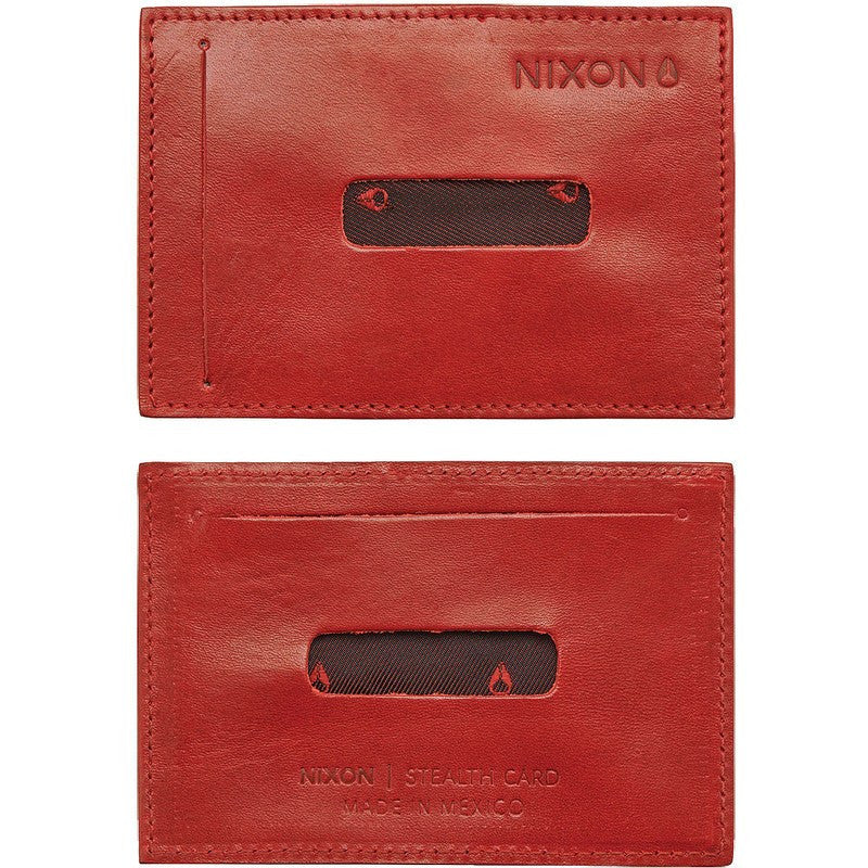 Nixon Stealth Slim Card Wallet | Red