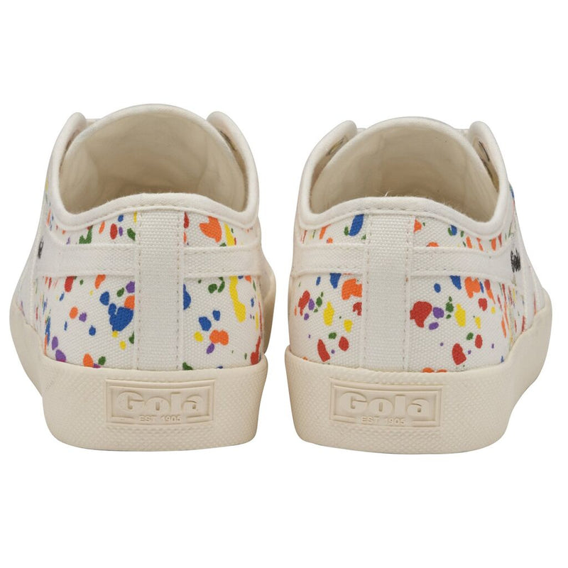 Gola Women's Coaster Splatter Sneakers | Off White/Multi