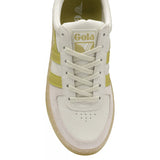 Gola Women's Grandslam 89 Sneakers | Off White/Citron