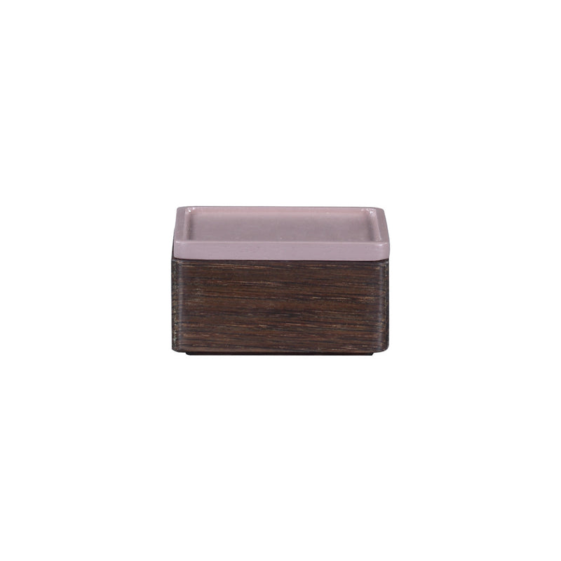 Camino Rey Container | Smoked Oak/Prune Lid