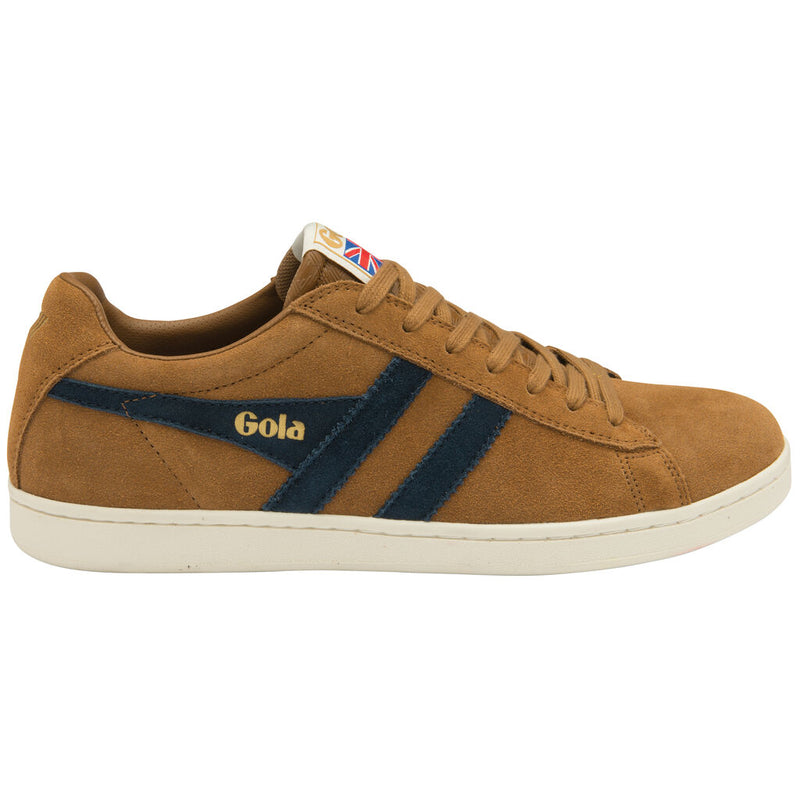 Gola Men's Equipe Suede Sneakers | Caramel/Navy