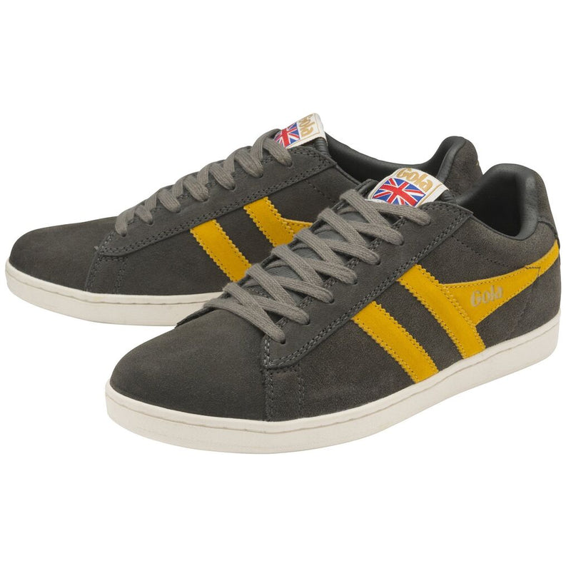 Gola Men's Equipe Suede Sneakers | Ash/Sun