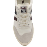 Gola Men's Badminton Sneakers | Off White/Burgundy