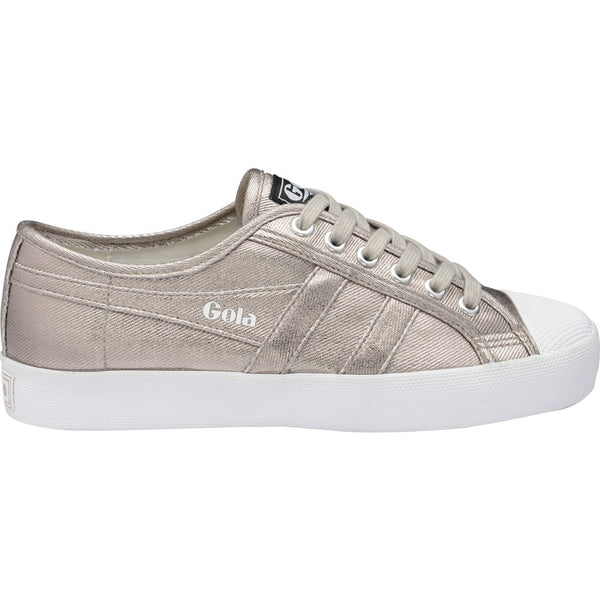 Gola Women's Coaster Metallic Sneakers | Pewter