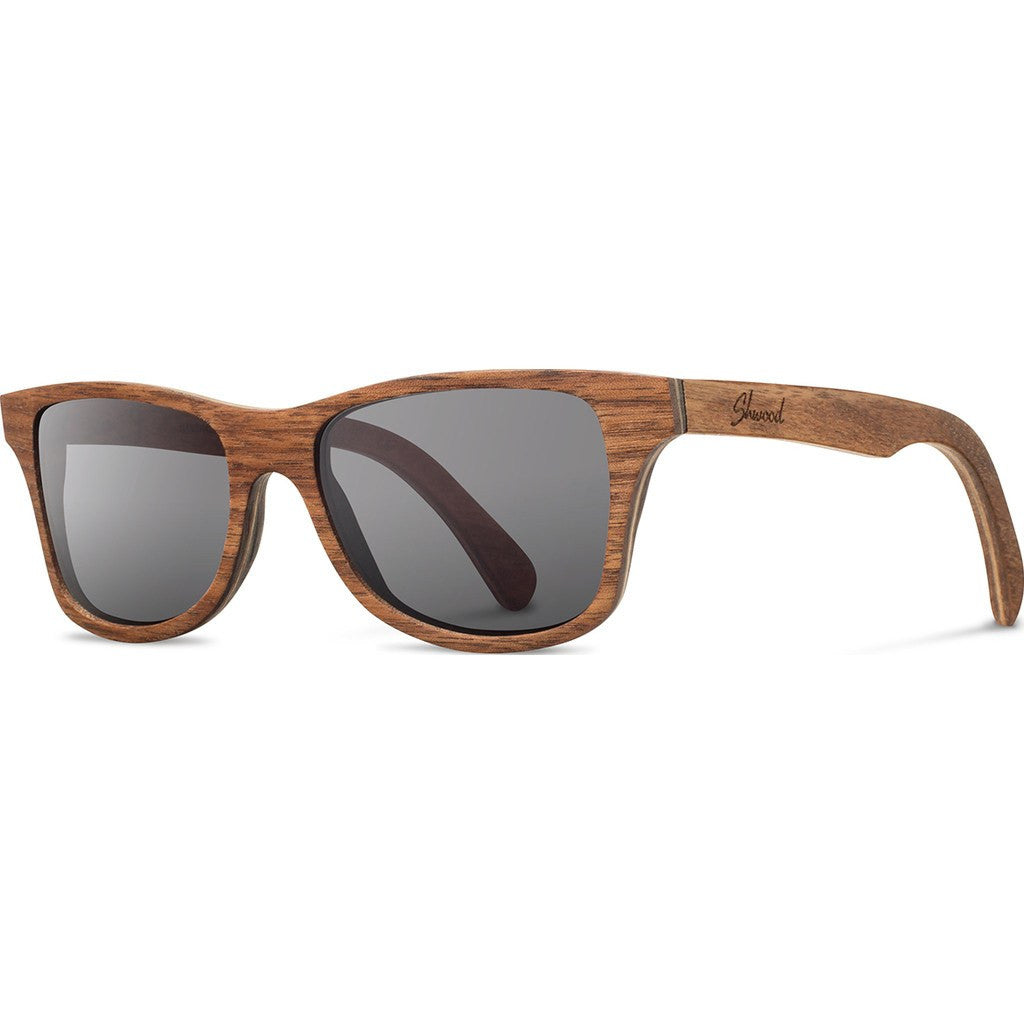 Shwood Canby Original Sunglasses Walnut Grey Polarized Wocwgp Sportique 8994