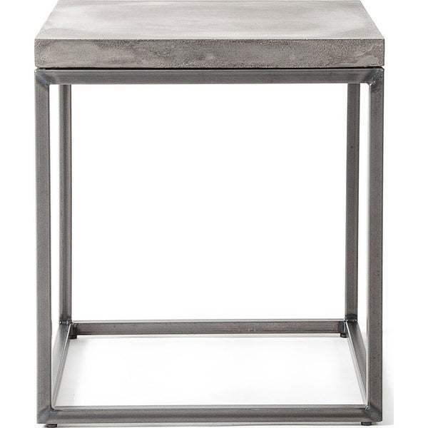 Lyon Beton Perspective Side Table | Light Grey  D-09156-PE-003