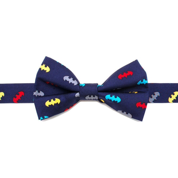 Cufflinks DC Batman Big Boys' Silk Bow Tie | Navy Blue DC-BAT1M-KBT-BB