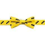 Cufflinks DC Batman Boys' Silk Bow Tie | Yellow DC-BAT1Y-KBT