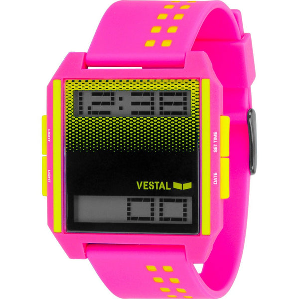 Vestal Digichord Watch | Hot Pink/Yellow DIG030